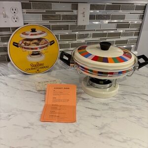 Vintage Sanremo Gourmet Casserole Dish Skillet Oven or chaffing dish